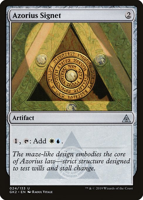 Azorius Signet (24) - RNA Guild Kit - Game On