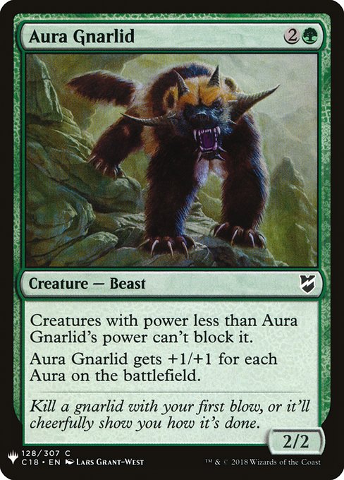 Aura Gnarlid (C18-128) - The List - Game On