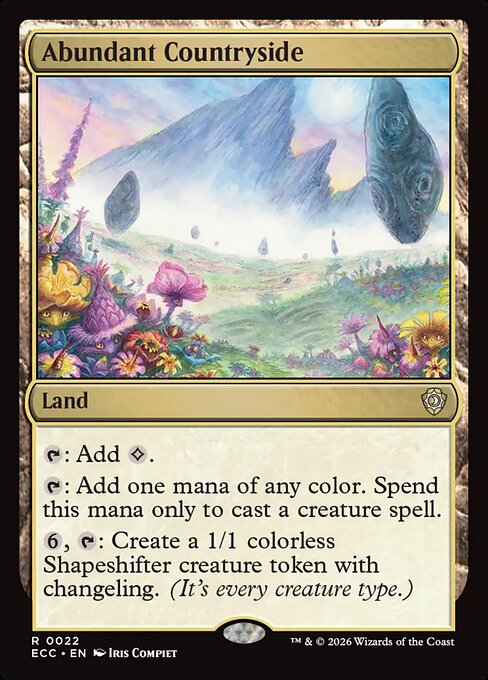 Abundant Countryside (22) - Lorwyn Eclipsed Commander - Game On