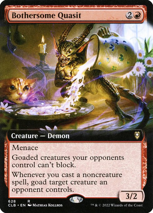 Bothersome Quasit (628) - EXTENDED ART - Commander Legends: Battle for Baldur's Gate - Game On