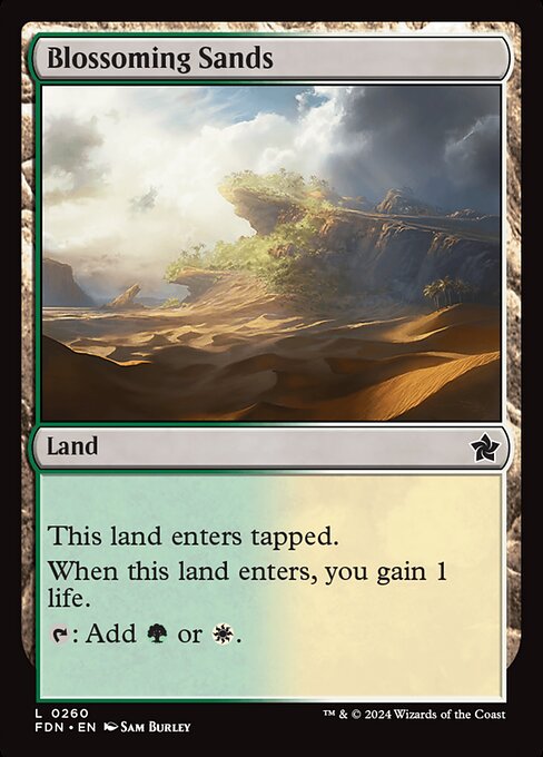 Blossoming Sands (260) - Foundations - Game On