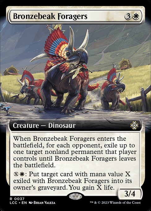 Bronzebeak Foragers (37) - EXTENDED ART - The Lost Caverns of Ixalan Commander - Game On