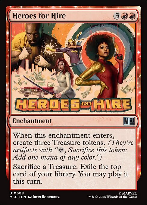 Heroes for Hire (688) - Marvel Super Heroes Commander - Game On