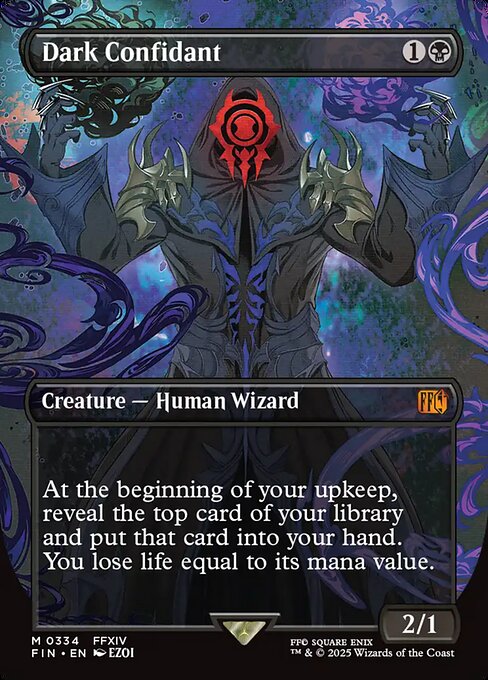 Dark Confidant (334) - BORDERLESS - FULL ART - Final Fantasy - Game On