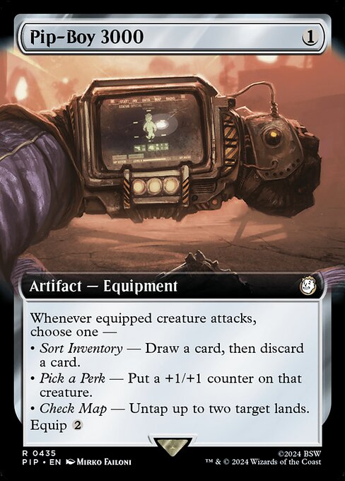 Pip-Boy 3000 (435) - EXTENDED ART (Foil) - Fallout - Game On
