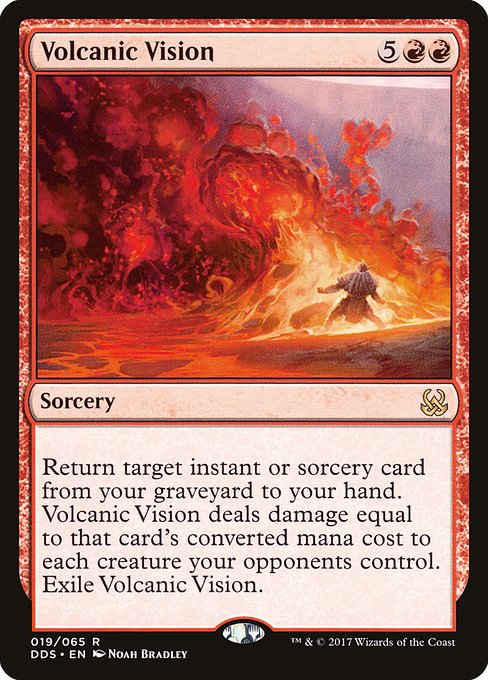 Volcanic Vision (19) - Duel Decks: Mind vs. Might - Game On