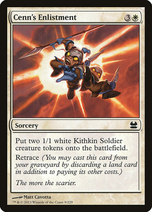 Cenn's Enlistment (9) (Foil) - Modern Masters - Game On