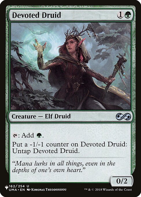 Devoted Druid (UMA-162) - The List - Game On