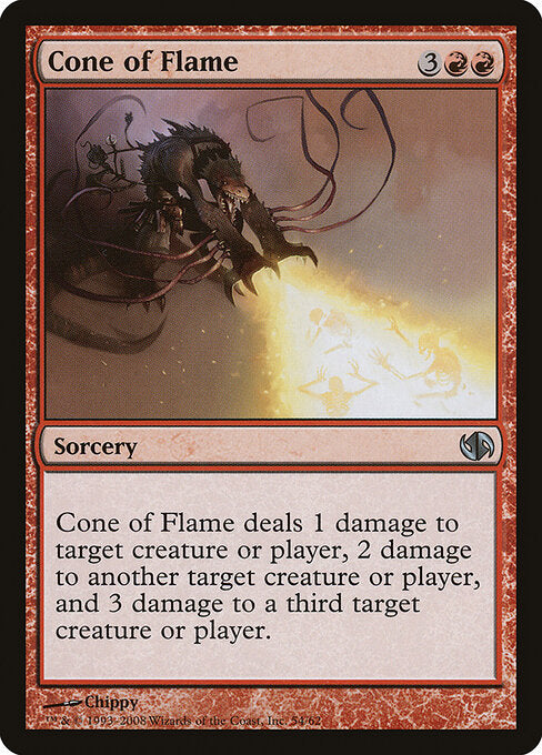 Cone of Flame (54) - Duel Decks: Jace vs. Chandra - Game On