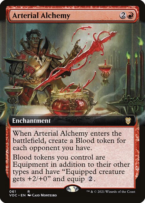 Arterial Alchemy (61) - EXTENDED ART - Crimson Vow Commander - Game On