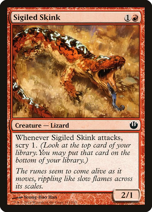 Sigiled Skink (111) (Foil) - Journey into Nyx - Game On