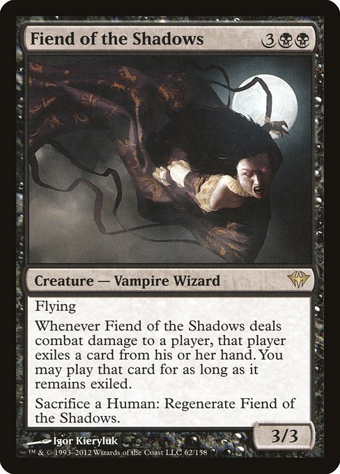 Fiend of the Shadows (62) (Foil) - Dark Ascension - Game On