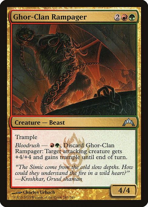 Ghor-Clan Rampager (167) (Foil) - Gatecrash - Game On