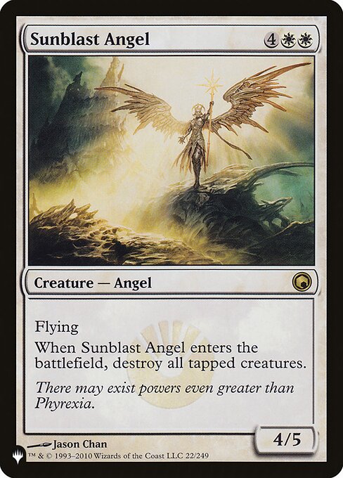 Sunblast Angel (SOM-22) (Foil) - The List - Game On
