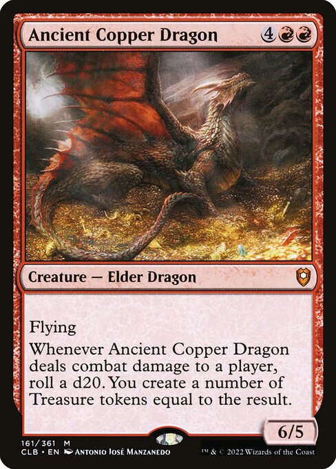 Ancient Copper Dragon (161) - Commander Legends: Battle for Baldur's Gate - Game On