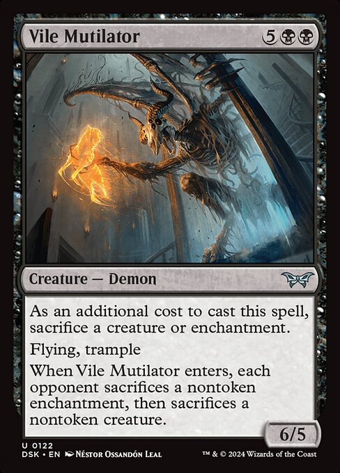 Vile Mutilator (122) - Duskmourn: House of Horror - Game On