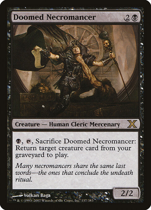 Doomed Necromancer (137) - Tenth Edition - Game On