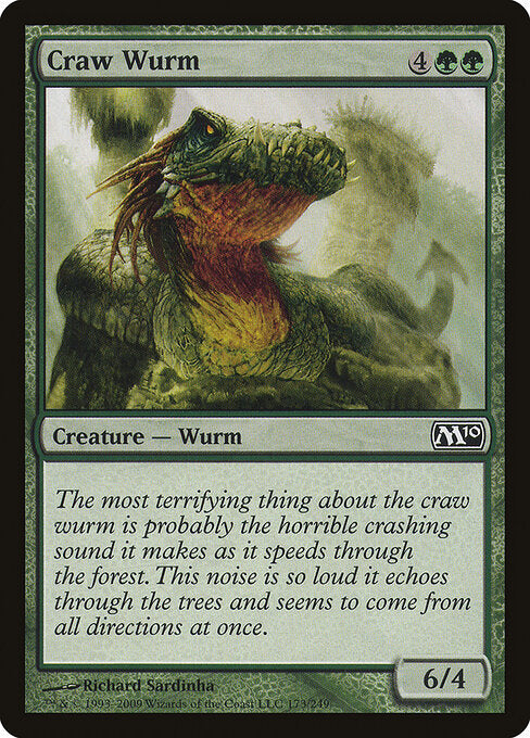 Craw Wurm (173) - Magic 2010 - Game On