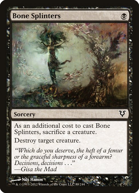 Bone Splinters (88) (Foil) - Avacyn Restored - Game On