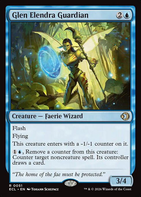 Glen Elendra Guardian (51) (Foil) - Lorwyn Eclipsed - Game On