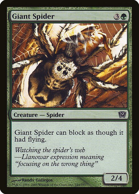 Giant Spider (244★) - Ninth Edition - Game On