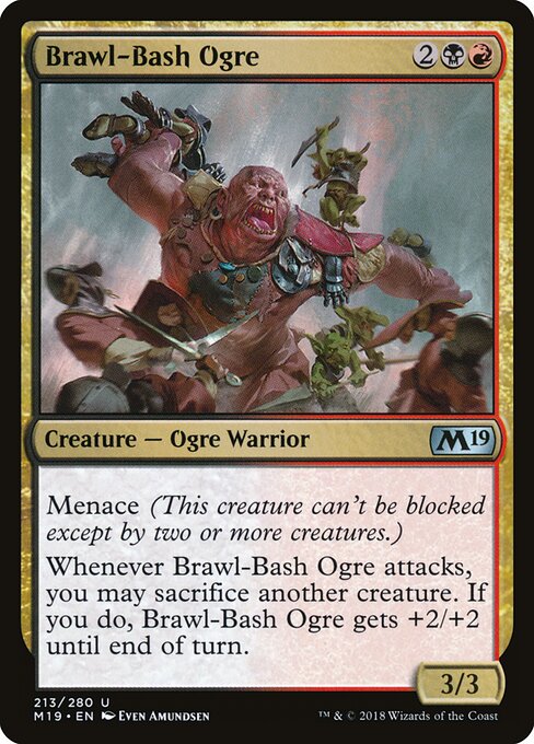 Brawl-Bash Ogre (213) - Core Set 2019 - Game On