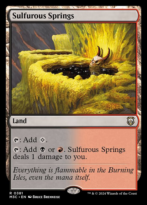 Sulfurous Springs (381) - Modern Horizons 3 Commander - Game On