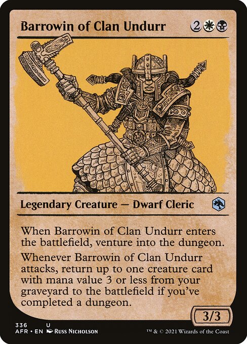 Barrowin of Clan Undurr (336) - SHOWCASE - Adventures in the Forgotten Realms - Game On