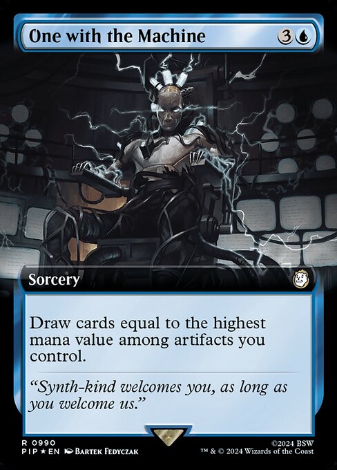 One with the Machine (990) - EXTENDED ART (Foil) - Fallout - Game On