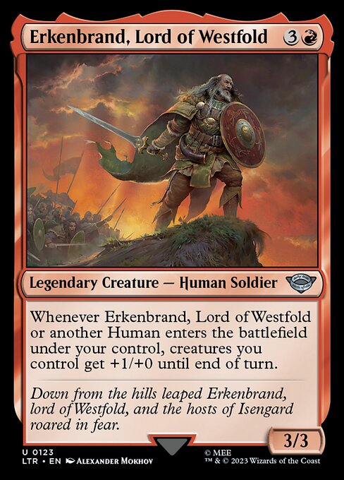 Erkenbrand, Lord of Westfold (123) (Foil) - The Lord of the Rings: Tales of Middle-earth - Game On