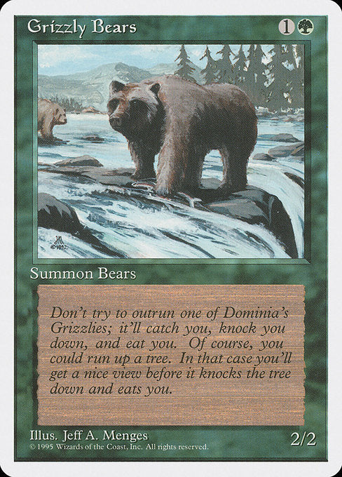 Grizzly Bears (250) - Fourth Edition - Game On