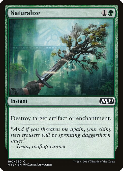 Naturalize (190) - Core Set 2019 - Game On