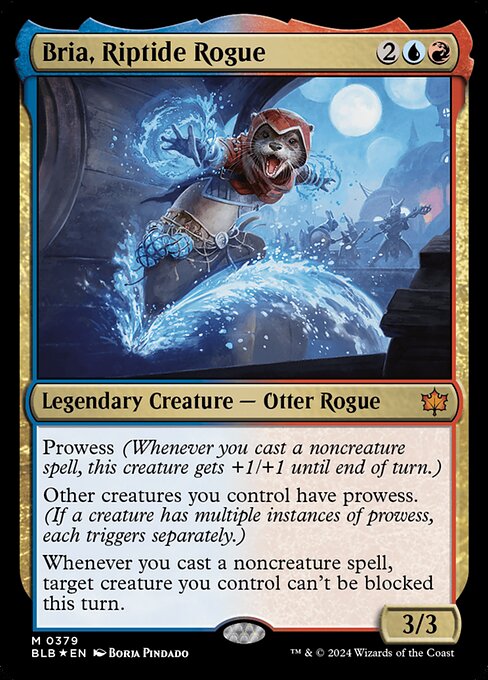 Bria, Riptide Rogue (379) (Foil) - Bloomburrow - Game On