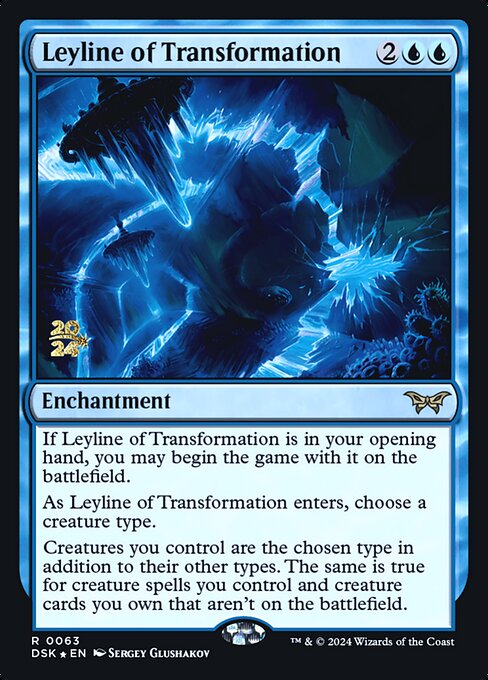 Leyline of Transformation (63s) (Foil) - Duskmourn: House of Horror Promos - Game On