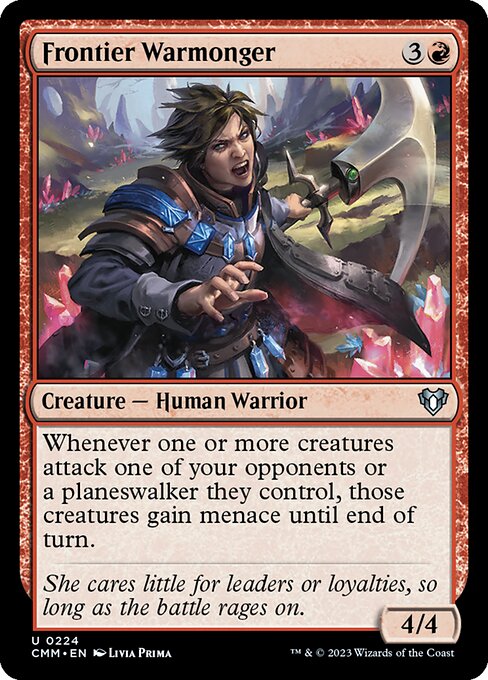Frontier Warmonger (224) - Commander Masters - Game On