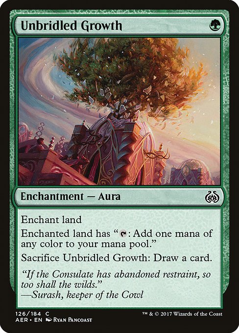 Unbridled Growth (126) - Aether Revolt - Game On