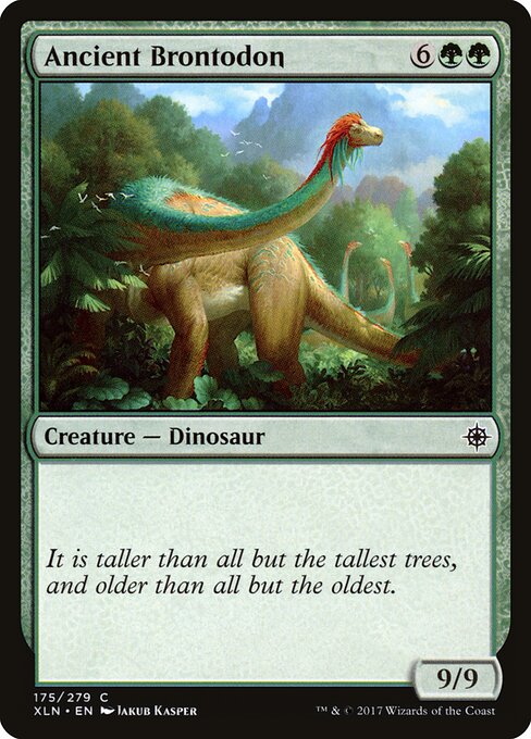 Ancient Brontodon (175) (Foil) - Ixalan - Game On