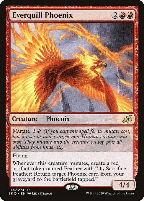 Everquill Phoenix (114) (Foil) - Ikoria: Lair of Behemoths - Game On