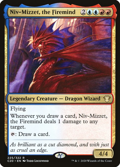 Niv-Mizzet, the Firemind (225) - Commander 2020 - Game On