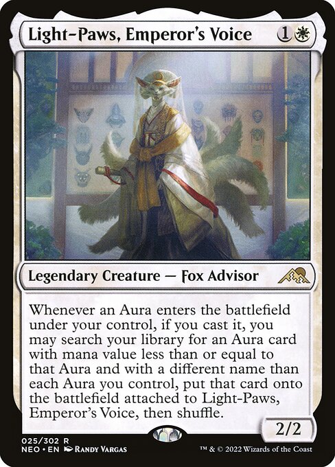 Light-Paws, Emperor's Voice (25) (Foil) - Kamigawa: Neon Dynasty - Game On