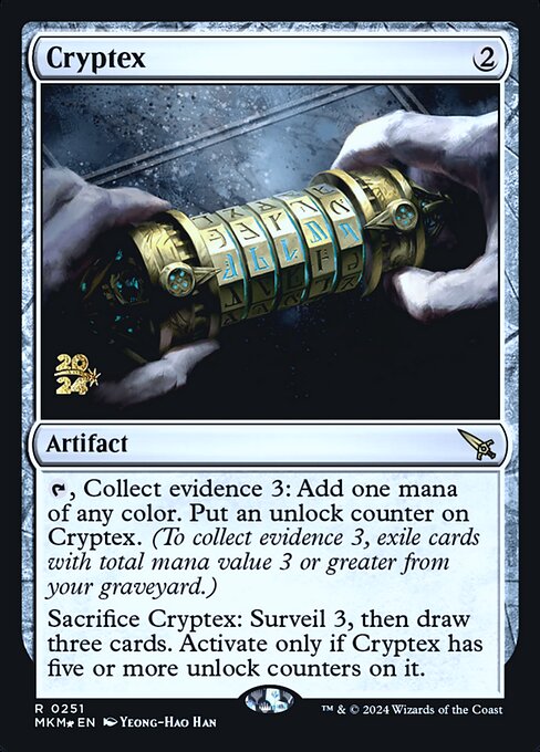 Cryptex (251s) (Foil) - Murders at Karlov Manor Promos - Game On
