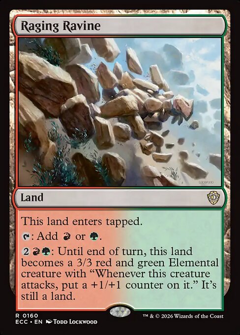 Raging Ravine (160) - Lorwyn Eclipsed Commander - Game On