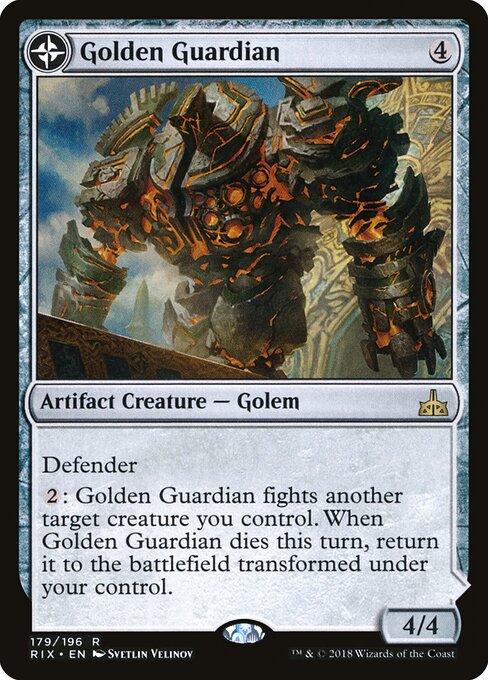 Golden Guardian // Gold-Forge Garrison (179) - Rivals of Ixalan - Game On
