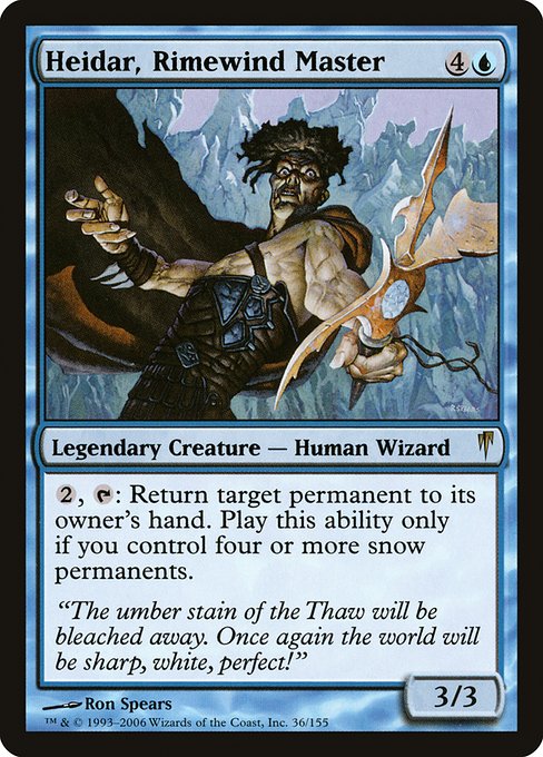 Heidar, Rimewind Master (36) - Coldsnap - Game On