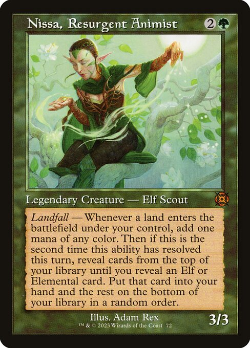 Nissa, Resurgent Animist (72) - SHOWCASE - March of the Machine: The Aftermath - Game On