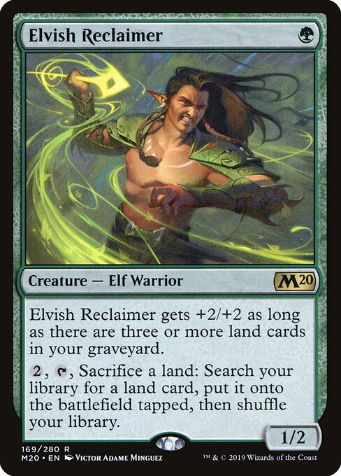 Elvish Reclaimer (169) (Foil) - Core Set 2020 - Game On