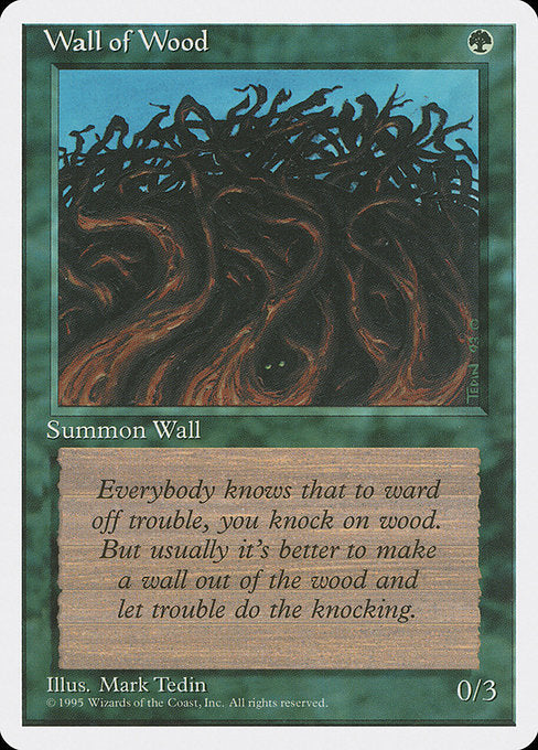 Wall of Wood (284) - Fourth Edition - Game On