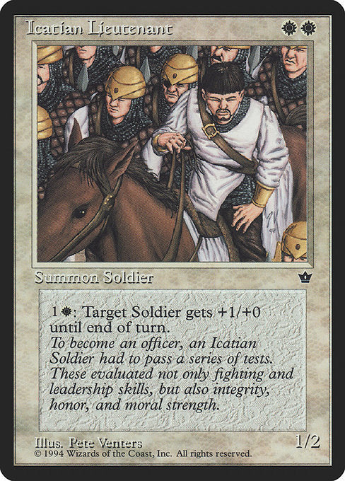 Icatian Lieutenant (9) - Fallen Empires - Game On