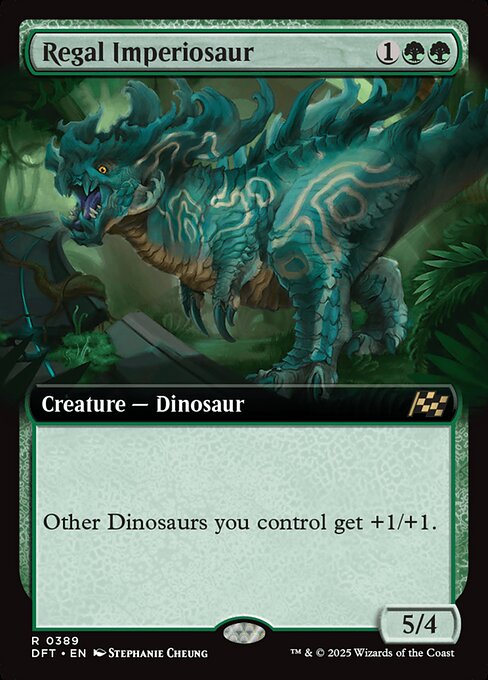 Regal Imperiosaur (389) - EXTENDED ART - Aetherdrift - Game On