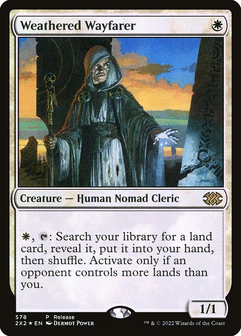 Weathered Wayfarer (578) (Foil) - Double Masters 2022 - Game On